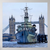 Tower Bridge London. Poster (Vorne)