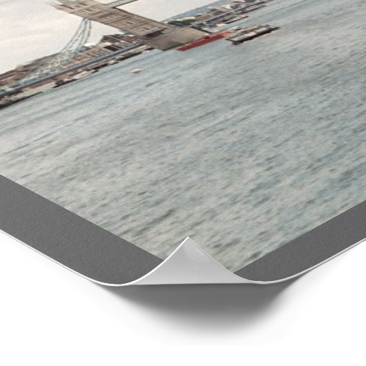 Tower Bridge, London Poster (Ecke)