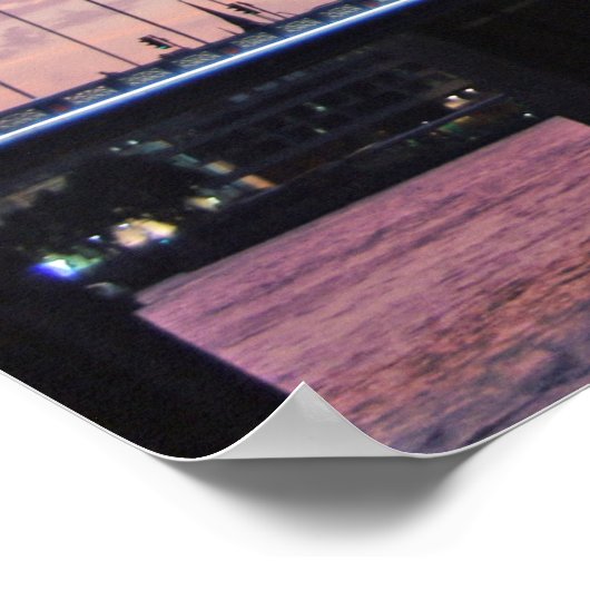 Tower Bridge, London Poster (Ecke)