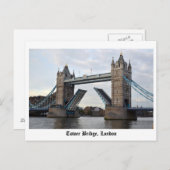 Tower Bridge, London Postkarte (Vorne/Hinten)