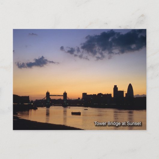 Tower Bridge London Postkarte (Vorderseite)