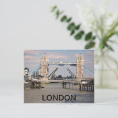 Tower Bridge London Postkarte (Stehend Vorderseite)