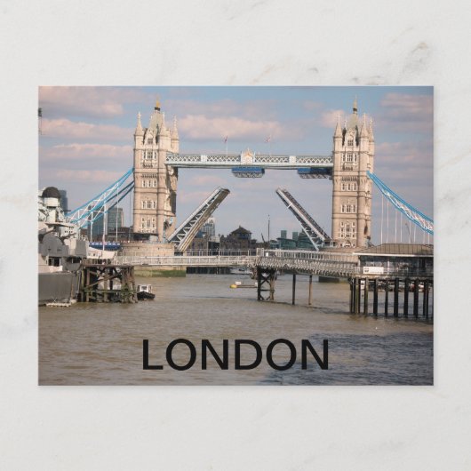 Tower Bridge London Postkarte (Vorderseite)