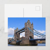Tower Bridge - London Postkarte (Vorne/Hinten)