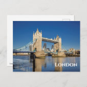 Tower Bridge, London Postkarte (Vorne/Hinten)