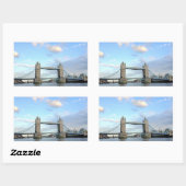Tower Bridge-London Rechteckiger Aufkleber (Blatt)