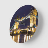 Tower Bridge London Runde Wanduhr (Winkel)