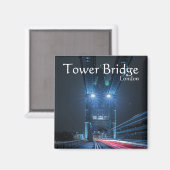 Tower Bridge London Souvenir Magnet (Vorderseite/Rückseite)