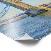 Tower Bridge London UK Fotodruck (Ecke)