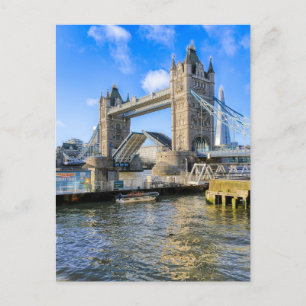 Tower Bridge, London UK Postcard Postkarte