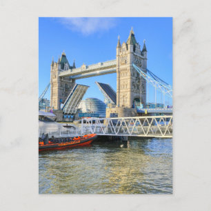 Tower Bridge, London UK Postcard Postkarte