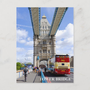 Tower Bridge, London UK Postcard Postkarte