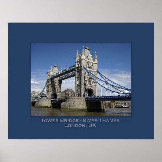 Tower Bridge, London, UK Poster (Vorne)