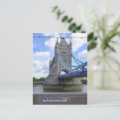 Tower Bridge, London, UK Postkarte (Stehend Vorderseite)