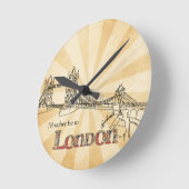 Tower Bridge London Wall Clock Runde Wanduhr (Winkel)