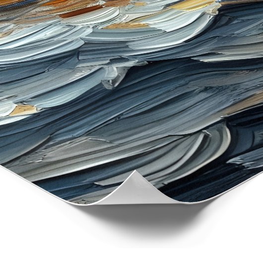 Tower Bridge Ölgemälde Poster (Ecke)