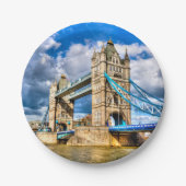 Tower Bridge Pappteller (Vorderseite)