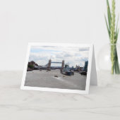 Tower Bridge Portrait, London, England Karte (Vorderseite)