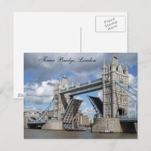 Tower Bridge Postcard Postkarte (Vorne/Hinten)