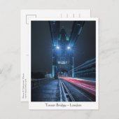 Tower Bridge Postkarte (Vorne/Hinten)