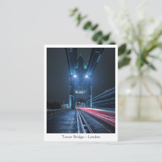 Tower Bridge Postkarte (Stehend Vorderseite)