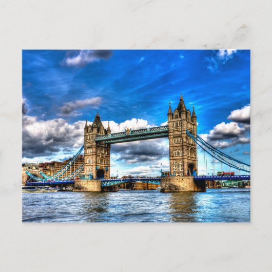 Tower Bridge Postkarte (Vorderseite)