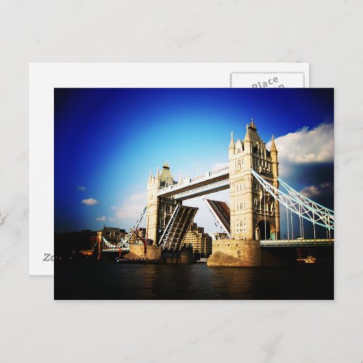 Tower Bridge Postkarte (Vorne/Hinten)