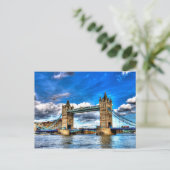 Tower Bridge Postkarte (Stehend Vorderseite)