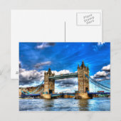 Tower Bridge Postkarte (Vorne/Hinten)