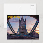 TOWER BRIDGE POSTKARTE (Vorne/Hinten)