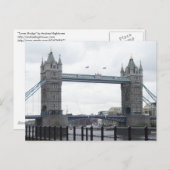 Tower Bridge Postkarte (Vorne/Hinten)