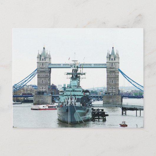 Tower Bridge Postkarte (Vorderseite)