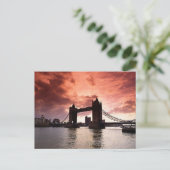 Tower Bridge Postkarte (Stehend Vorderseite)