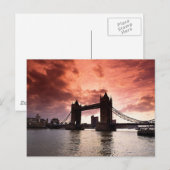 Tower Bridge Postkarte (Vorne/Hinten)