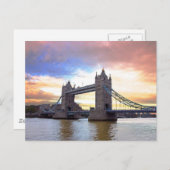 Tower Bridge Postkarte (Vorne/Hinten)