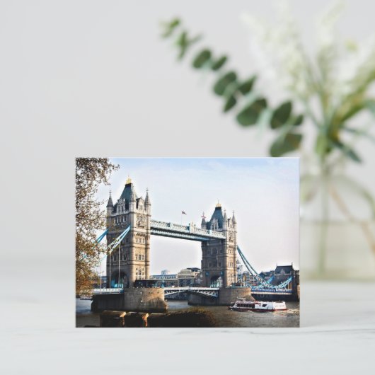 Tower Bridge Postkarte (Stehend Vorderseite)