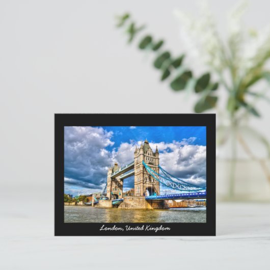 Tower Bridge Postkarte (Stehend Vorderseite)