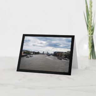 Tower Bridge & River Thames Landschaft Karte