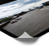 Tower Bridge & River Thames Landschaft Poster (Ecke)
