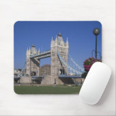 Tower Bridge, River Thames, London, England Mousepad (Mit Mouse)