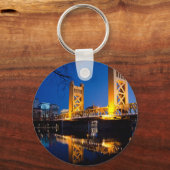 Tower Bridge - Sacramento, CA Schlüsselanhänger (Vorderseite)