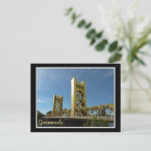 Tower Bridge, Sacramento Postkarte (Stehend Vorderseite)