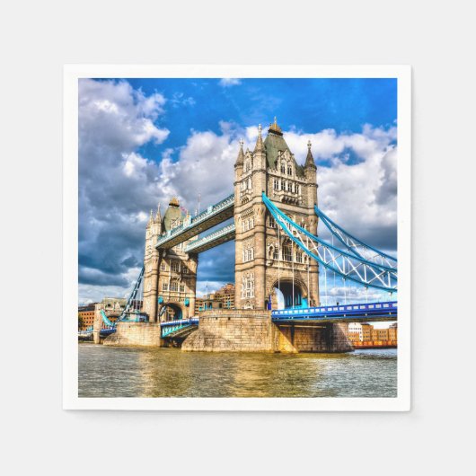 Tower Bridge Serviette (Vorderseite)