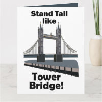 Tower Bridge Steh hoch wie Tower Bridge 