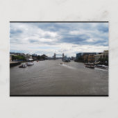 Tower Bridge & Themse Landschaft Postkarte (Vorderseite)