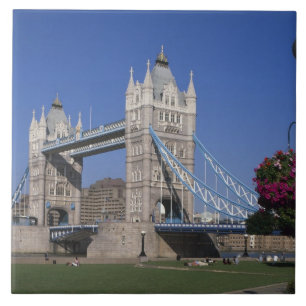Tower Bridge, Themse, London, England Fliese