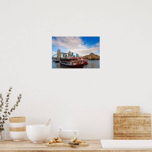 Tower Bridge Themse London Poster (Küche)