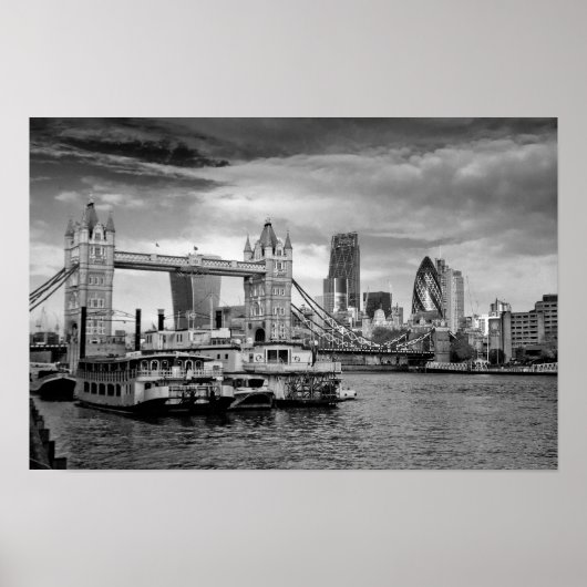 Tower Bridge Themse London Poster (Vorne)