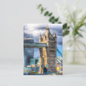 Tower Bridge und City Postkarte (Stehend Vorderseite)