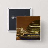 Tower Bridge und Greater London Authority Button (Vorne & Hinten)